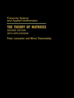 cover image of The Theory of Matrices